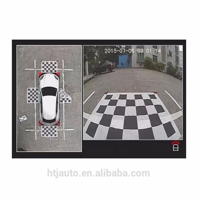 HD en tiempo real 3D cámara de opinión del pájaro de 360 grados registrador de la cámara del coche de 360 grados