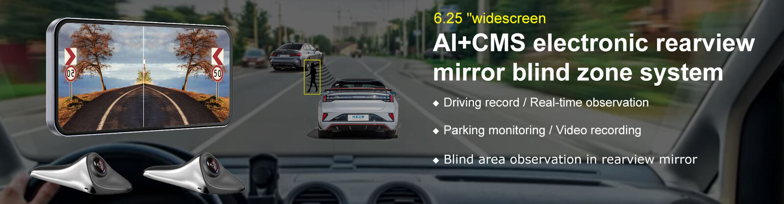 cámara del coche de la visión nocturna