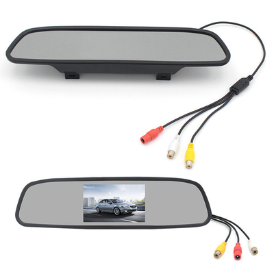 Monitor del espejo de la vista posterior del ODM con brillo de ajuste auto de la exhibición 12VDC de la cámara