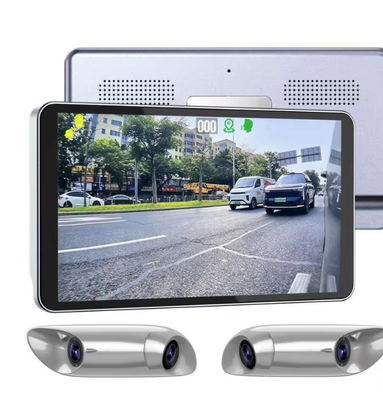 calidad  6 Inch Electronic Rearview Mirror Monitor System with Dual Side Shark Fin Cameras and AHD 1080P HD Blind Spot Monitoring Kit fábrica
