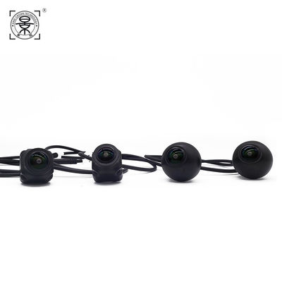 360° Panoramic HD Vehicle Camera System with 3D Stitching 1080P Night Vision 170° Wide Angle & Parking Monitoring