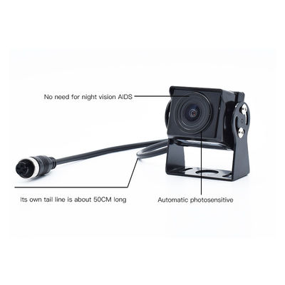 Cámara de visión nocturna AHD 1080P con 10 LED, asistencia de marcha atrás con cable impermeable IP69K para camión, autobús, remolque, diseño certificado ISO 16750, cámara de seguridad automotriz de alta resistencia