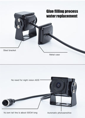 Sistema de navegación multimedial de automóviles de 10 pulgadas + CCD HD cámara inversa de vista completa Monitor de seguridad para camiones, remolques y accesorios de conducción automotriz