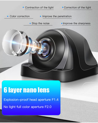 Cámara de visión trasera HD SONY con carcasa metálica, tornillos de acero inoxidable y visión nocturna para vehículos