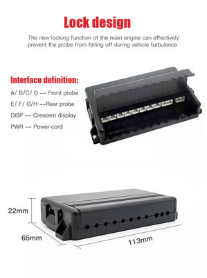 Sensor de estacionamiento para autocaravanas, detección delantera y trasera, asistencia automática de estacionamiento, dispositivo de seguridad para estacionamiento de vehículos, sensor universal para coche