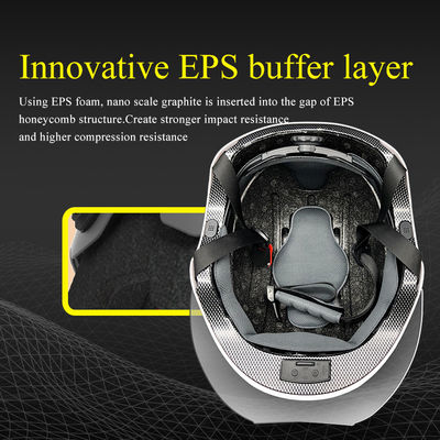 Casco de motocicleta ligero de fibra de carbono de alto rendimiento y estilo