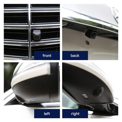 Sistema de cámara para coche de 360 grados con vista de pájaro, control táctil y visión nocturna para sedán