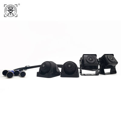 1080P AHD Sistema de visión de pájaro con cámara inversa panorámica de 360 ​​​​grados, grabación DVR para automóvil a prueba de agua, ayuda de estacionamiento para camiones, autobuses y vehículos recreativos Hyundai