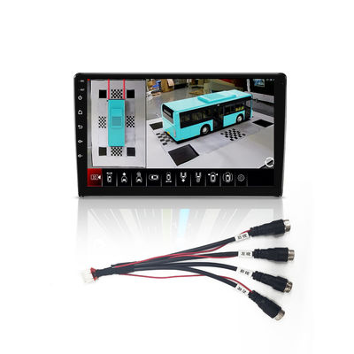 10 Inch 360° Panoramic Vehicle Camera System 3D Surround View 1080P Video Recorder with GPS 4G WiFi Support OEM ODM Service