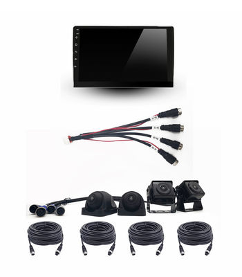Sistema de cámara panorámica de vehículo de 10 pulgadas 360 ° 3D Surround View Grabadora de vídeo 1080P con GPS 4G Soporte WiFi Servicio OEM ODM