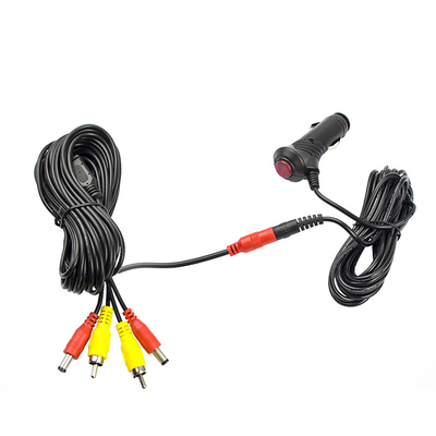 ODM de los accesorios de la cámara del coche del cable DC12V de la electricidad del mechero de 3M