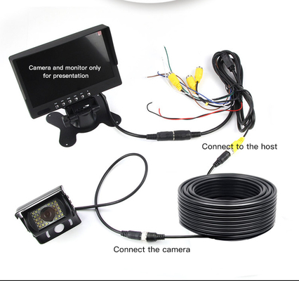 4 cable de extensión de reserva de la cámara de PIN Car Camera Accessories 8m