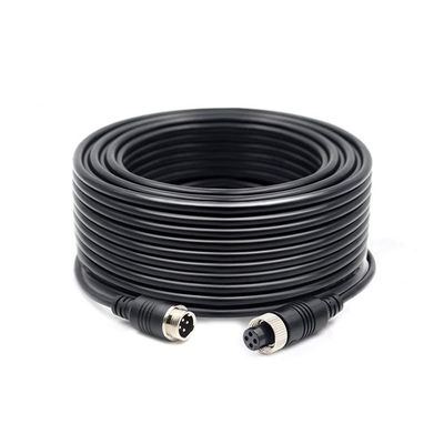 Cables de cable de extensión de aviación de 5 metros y 4 pines, cables de cableado de vehículos para el sistema de monitoreo de vehículos de transporte de mercancías de autobuses y taxis