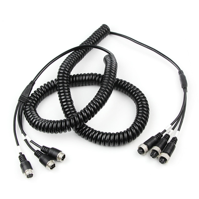 4 estirables FCC de los accesorios de la cámara del teleférico de la extensión de la primavera de la aviación de PIN Black 3 a 3