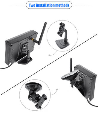DC 12V-24V AHD 720P Wireless Forklift Camera System with 2.4G Anti-Interference Pairing and 5-Inch Monitor for Trucks and Buses