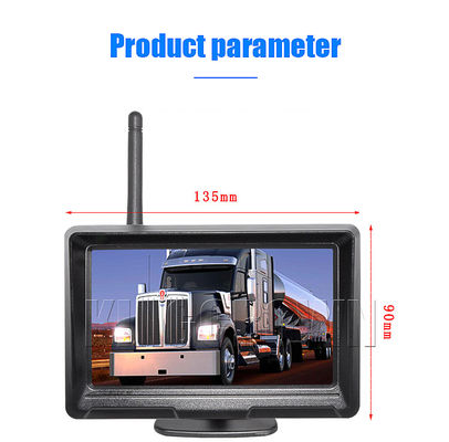 Digital Wireless Rear Camera System with 5-Inch LCD DC32V Night Vision Parking Aid Navigation