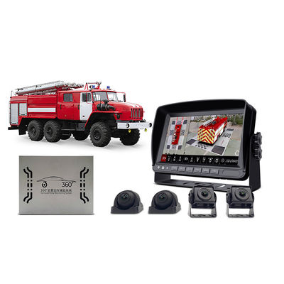 Sistema de cámara panorámica de 360 grados para camiones de bomberos todoterreno para una visibilidad mejorada en terrenos accidentados