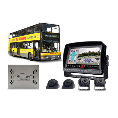 Heavy Duty Vehicle Fleet Monitoring System with 360 View, AHD 1080P, and Night Vision