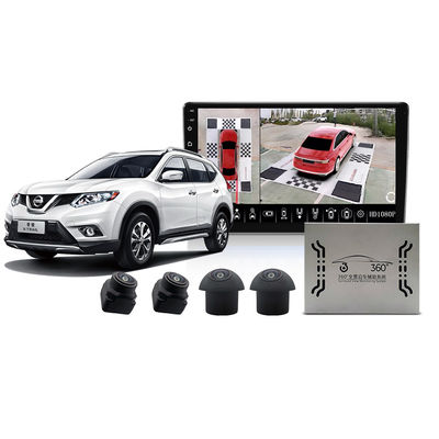 Kit de cámara panorámica para coche de alta definición, 360°, vista de pájaro, sistema de monitoreo de estacionamiento envolvente 1080P para coches universales