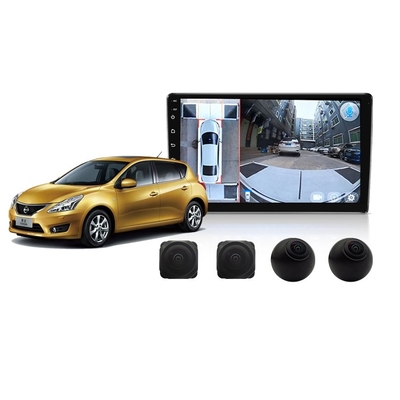 El sistema de la cámara del coche del grabador de datos 360 del vehículo de IP69 720P evita el punto ciego