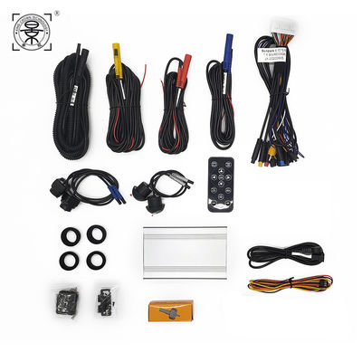 Sistema de cámara envolvente de resolución 1080P completo con monitor AHD de 10 pulgadas para hatchback