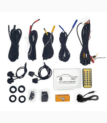 Sistema de cámara de coche AHD 1080P 360° para instaladores de automóviles con cobertura total para aparcar y dar marcha atrás