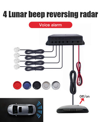 4 Sensores Radar de Estacionamiento Automático, Sistema Detector Monitor de Respaldo con Pantalla LED Encendido/Apagado para Honda Civic