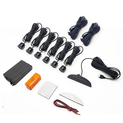 Kit de sensores de marcha atrás de automóviles de 6 puntos con pantalla LED Sistema de asistencia de estacionamiento Radar de respaldo para la conducción segura del vehículo