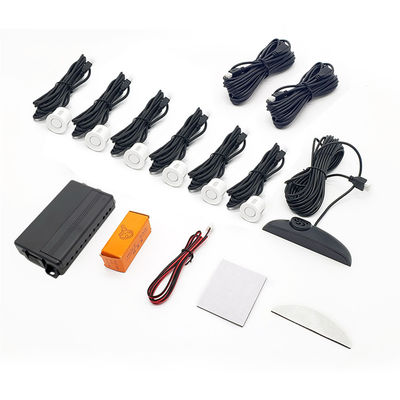 Sistema de radar de respaldo de 6 sensores con indicador de distancia LED y aviso sonoro