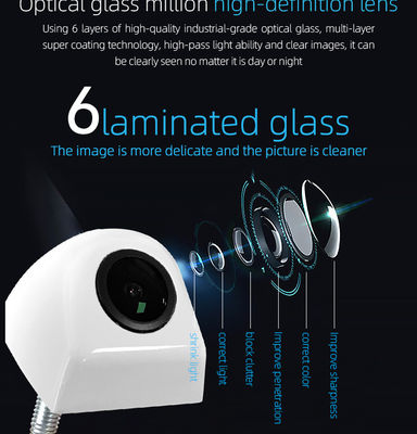 Universal Rear View Camera for Cars with Clear Night Vision and Parking Assist