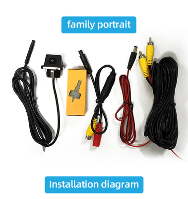 color de inversión universal del negro de la cámara de 12V DC para el coche/el camión/SUV