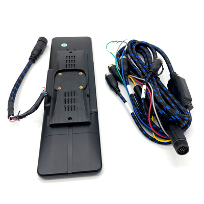 Visión trasera del coche Cuad Split Monitor Control remoto de 4 canales 18-PIN Espejo trasero Veiw para camión autobús