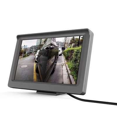 Monitor de punto ciego LCD de 5 pulgadas con cámara de aleta de tiburón 12V-24V