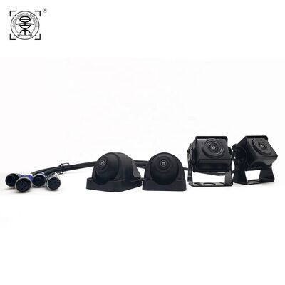 Kit de cámara envolvente profesional de 360° para autobuses, que incluye cuatro cámaras HD y pantalla para una visibilidad óptima