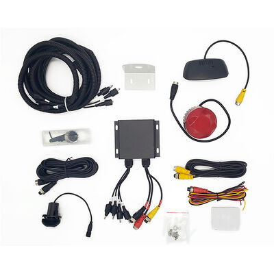 Sistema de cámara de respaldo con 4 sensores de radar, kit de sensores de estacionamiento de alarma para marcha atrás segura, accesorio de seguridad automotriz, visión nocturna HD