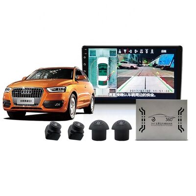 Kit de cámara de visión envolvente de 360 grados para automóviles con video AHD 1080P y soporte de estacionamiento nocturno