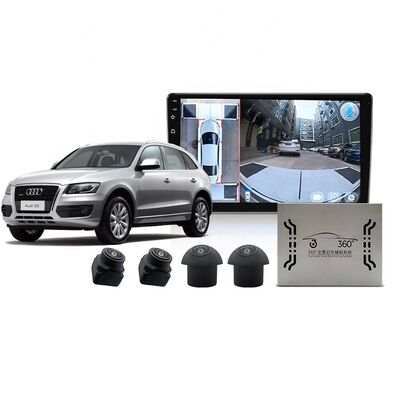Kit de cámara de visión envolvente de 360 grados para automóviles con video AHD 1080P y soporte de estacionamiento nocturno