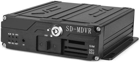 Sistema DVR móvil de 4 canales con monitor VGA de 10 pulgadas, seguimiento GPS 4G y monitoreo de conductores para camiones y vehículos de flota