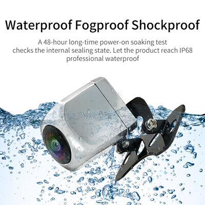 Alloy HD Rear View Camera with 170° Wide Angle, IP68 Waterproof, Full Glass Lens for Cars & Trucks