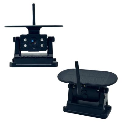 Monitoreo de DVR de camión inalámbrico de alta definición, visión nocturna de 7 pulgadas WiFi con energía solar cámara de grabación de respaldo inversa para Winnebago Travato RV