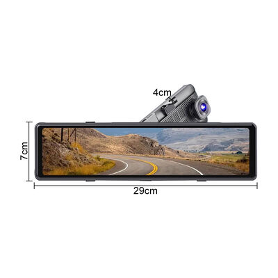 Cámara inalámbrica con aleta de tiburón para vehículos de flota con pantalla de 4 canales