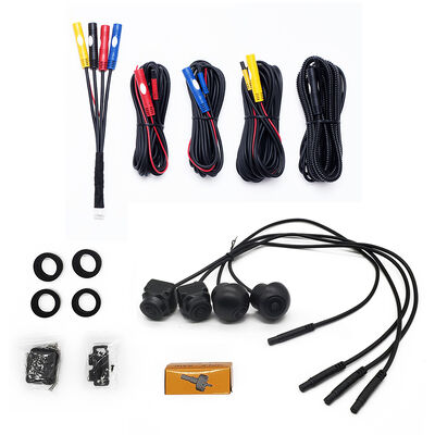 720P 1080P Universal 360° Sistema de cámara de visión envolvente Visión nocturna impermeable Frente trasero izquierda derecha cámaras traseras