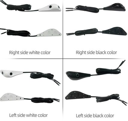 AHD 1080P Dual Lens Car Side View Camera System Sticker Mount Design with 4PIN Aviation Connector