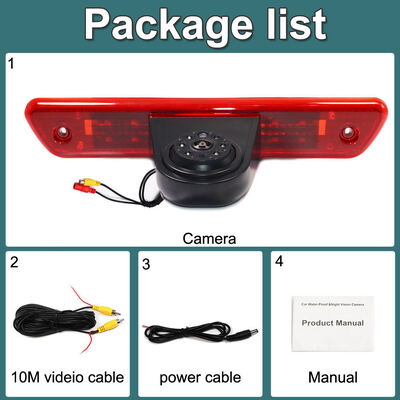 Cámara de marcha atrás de 3ª luz de freno de repuesto para Ford Transit F150 F250 F350 Camiones Furgonetas 2014-2019 OEM