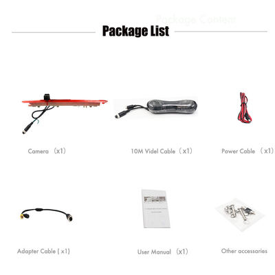 Display de alta definición Mercedes Benz Vito cámara inversa con luz de freno LED integrada