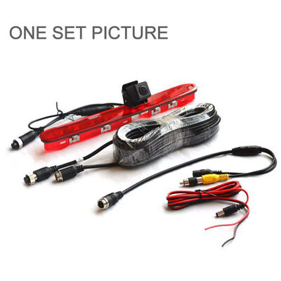 Cámara de visión trasera integrada de luz de freno de montaje alto para furgonetas y vehículos comerciales