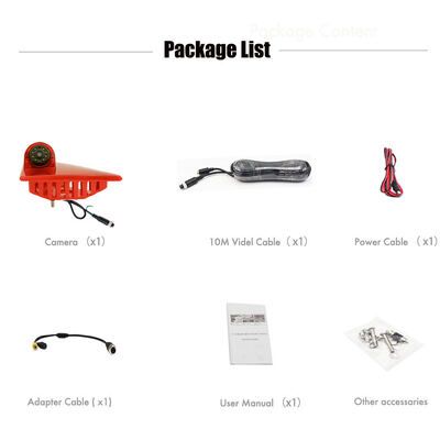 Cámara de visión trasera para Nissan NV400 y Renault Master con integración de luz de freno