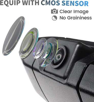 Manija de cámara para Toyota Tacoma Pickup Instalación fácil y punto ciego