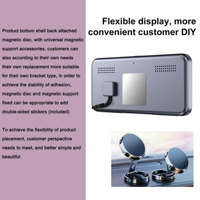 Cámara de visión trasera AHD 1080P avanzada con diseño de aleta de tiburón y pantalla de 6.25 pulgadas para estacionamiento y detección de puntos ciegos