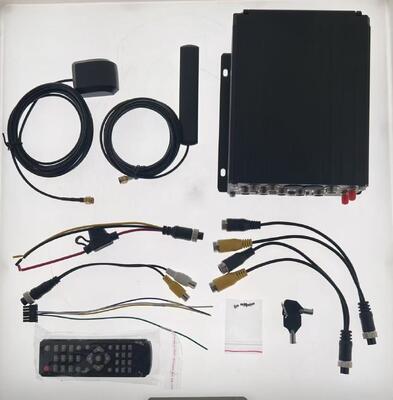 Sistema de DVR móvil 4CH para camiones con visión nocturna y vigilancia remota de la flota